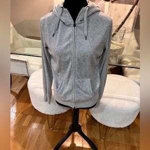 H & M jog suit( jacket and pant) - gray - size Large